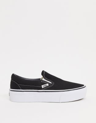 vans platform slip on sneakers