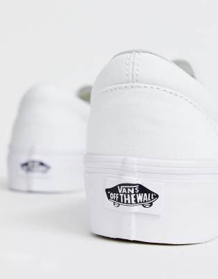 vans slip on off the wall