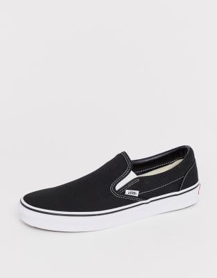 black slip on