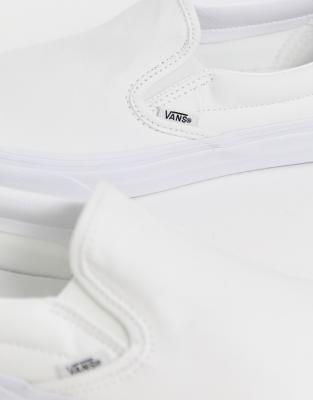 vans bianche slip on