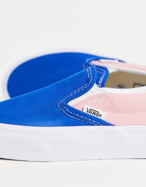 Pink blue and yellow cheap vans