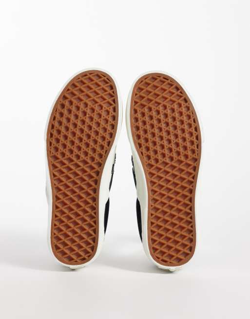 Vans Classic Slip-On sequin checkerboard trainers in black and white, 5 of 5