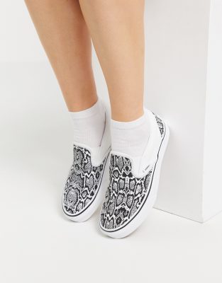 vans slip on snake