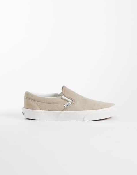 Vans Classic slip-on sneakers in beige - view 1