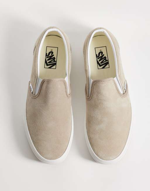 Vans Classic Slip-on sneakers in beige, 3 van 5