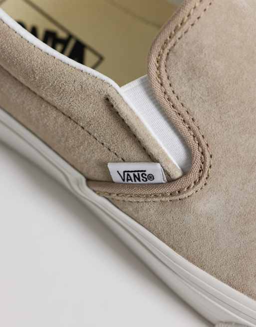 Vans Classic Slip-on sneakers in beige, 4 van 5