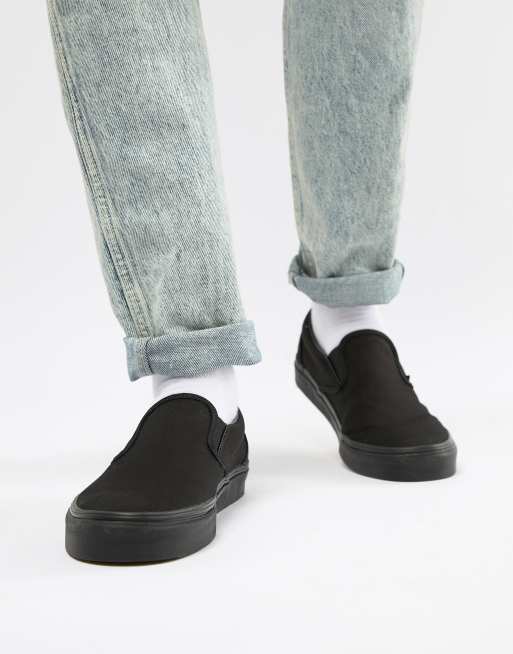Vans Classic Slip-On sneakers in black , 2 of 4