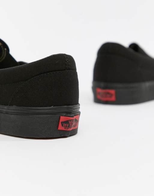 Vans Classic Slip-On sneakers in black , 3 of 4