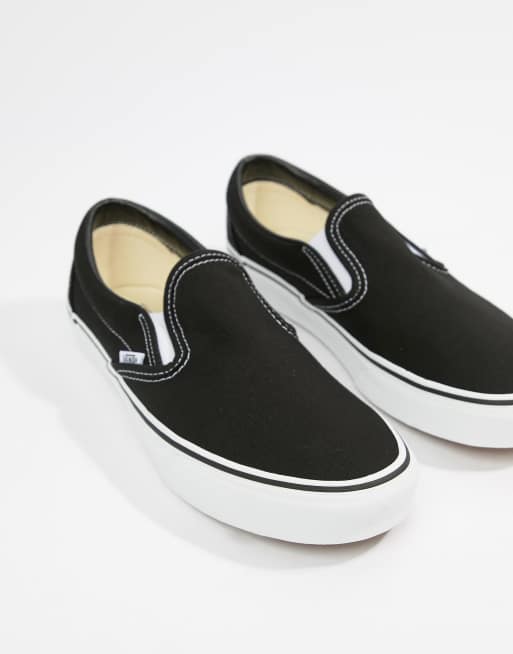 Vans Classic Slip-On sneakers In black , 3 of 4