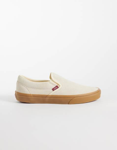 Vans Classic Slip-on sneakers in bruin dambordpatroon - view 1