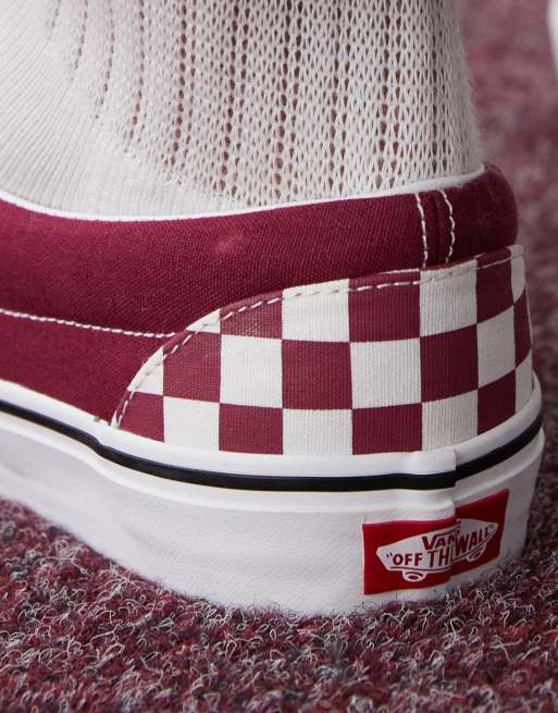 Vans Classic Slip-On sneakers in burgundy ASOS