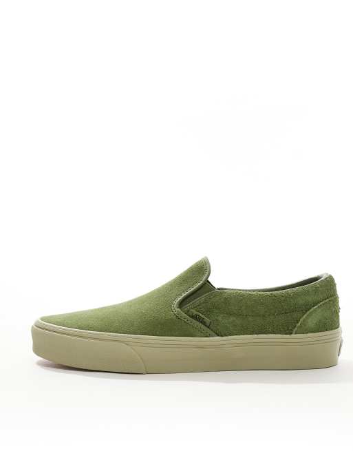 Vans Classic Slip-On sneakers in green | ASOS