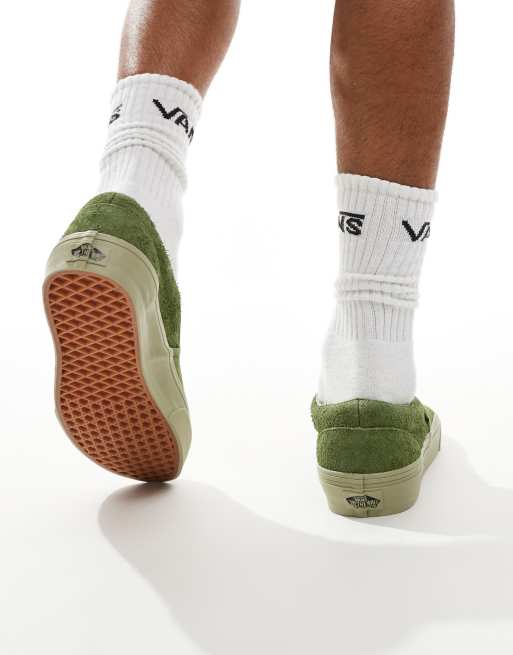 Vans Classic Slip-On sneakers in green | ASOS