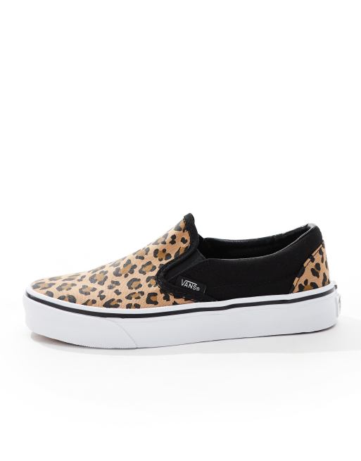 Vans classic slip on sneakers in leopard print ASOS