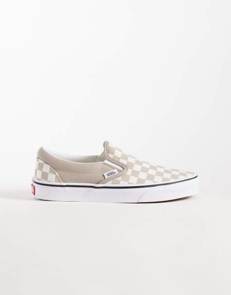 Vans Classic Slip-On sneakers in light pink checkerboard - view 1