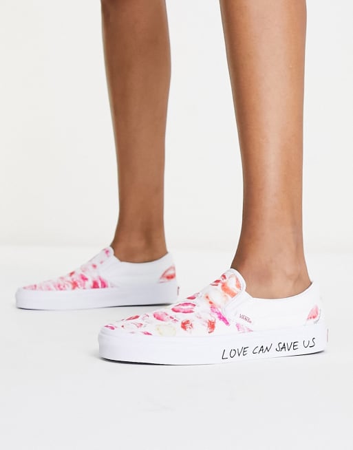 Kiss vans 2025 slip ons