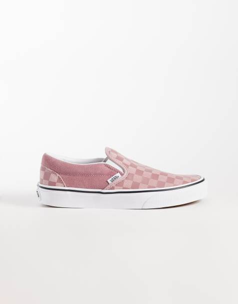 Vans Classic Slip-On sneakers in pink checkerboard - view 1