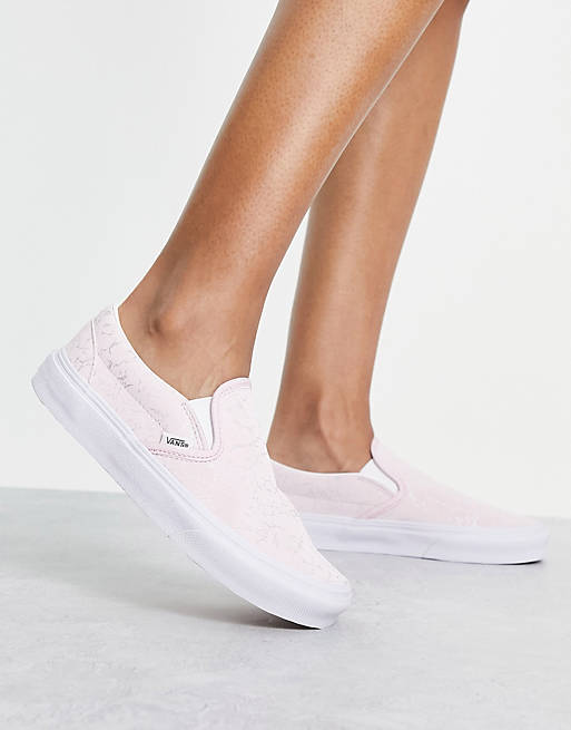 kassa draai rots Vans Classic slip-on sneakers in pink | ASOS