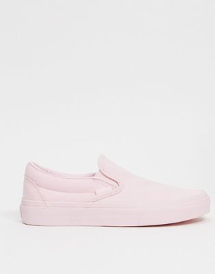 vans classic slip on pink