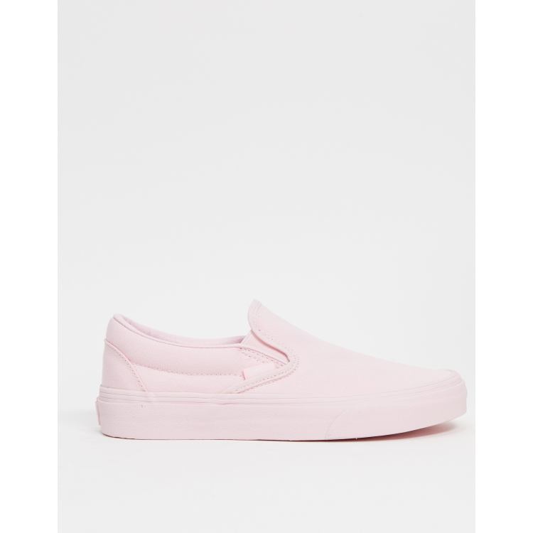 Vans slip discount ons womens pink