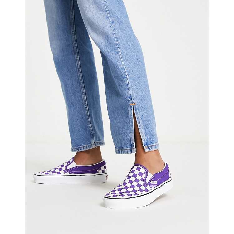 Vans classic purple sale