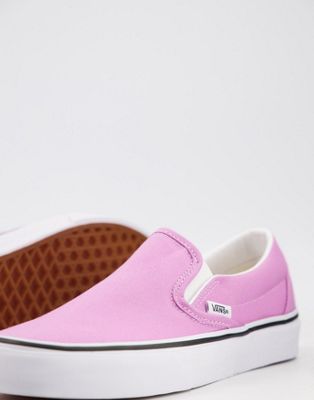Vans Classic slip-on sneakers in purple 