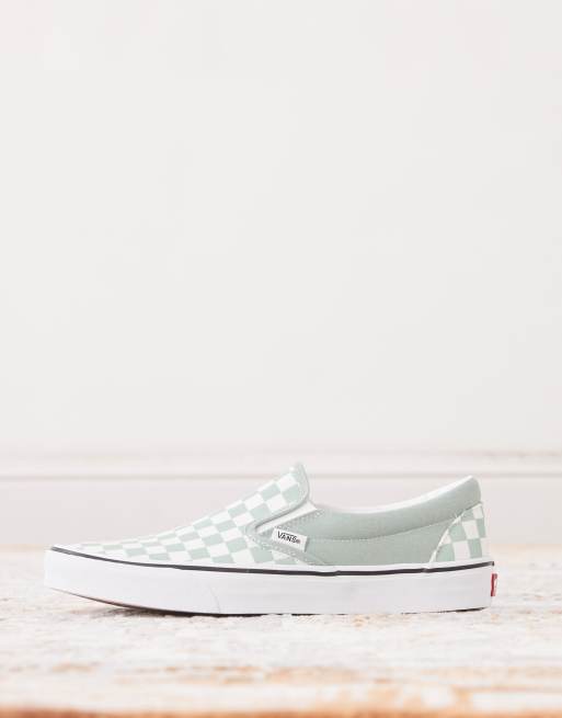 Vans Classic Slip-On sneakers in sage green, 2 of 5