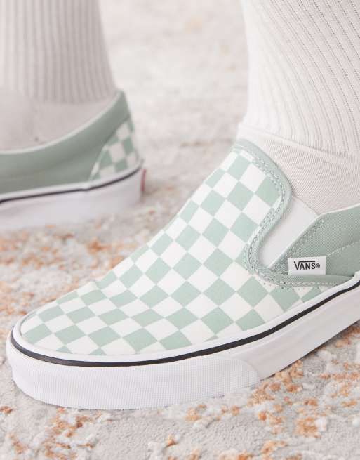 Vans Classic Slip-On sneakers in sage green, 5 of 5