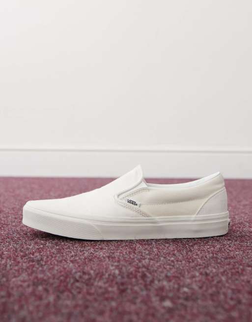 Vans Classic Slip-On sneakers in white checkerboard, 2 of 5