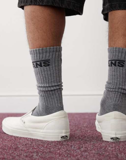 Vans Classic Slip-On sneakers in white checkerboard, 5 of 5