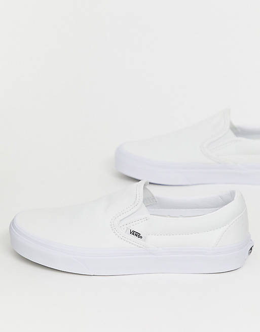 Chaussures Chaussures basses Slips-on Asos Slip-on blanc style d\u00e9contract\u00e9 