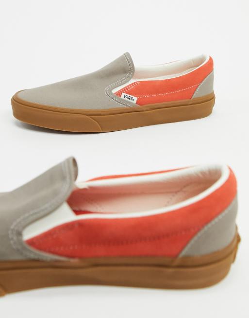 Vans classic slip on gum outlet sole