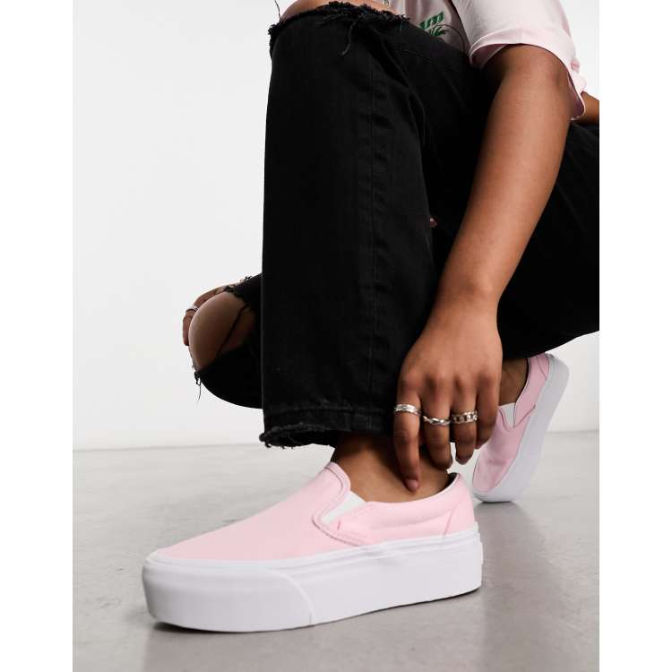 Pink hotsell ballerina vans