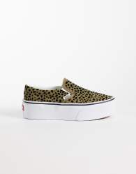 Vans Classic Slip-On Stackform trainers in spotted brown