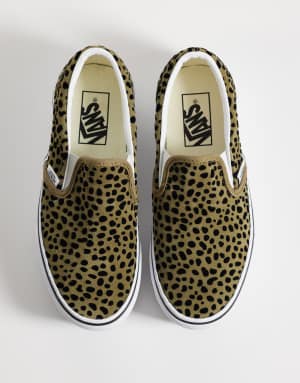 Vans Classic Slip-On Stackform trainers in spotted brown
