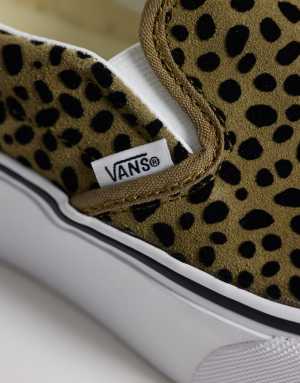 Vans Classic Slip-On Stackform trainers in spotted brown