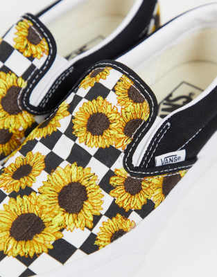 sunflower vans shoes for women