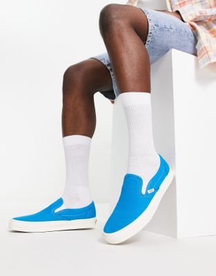 Vans Classic Slip-On theory trainers in blue