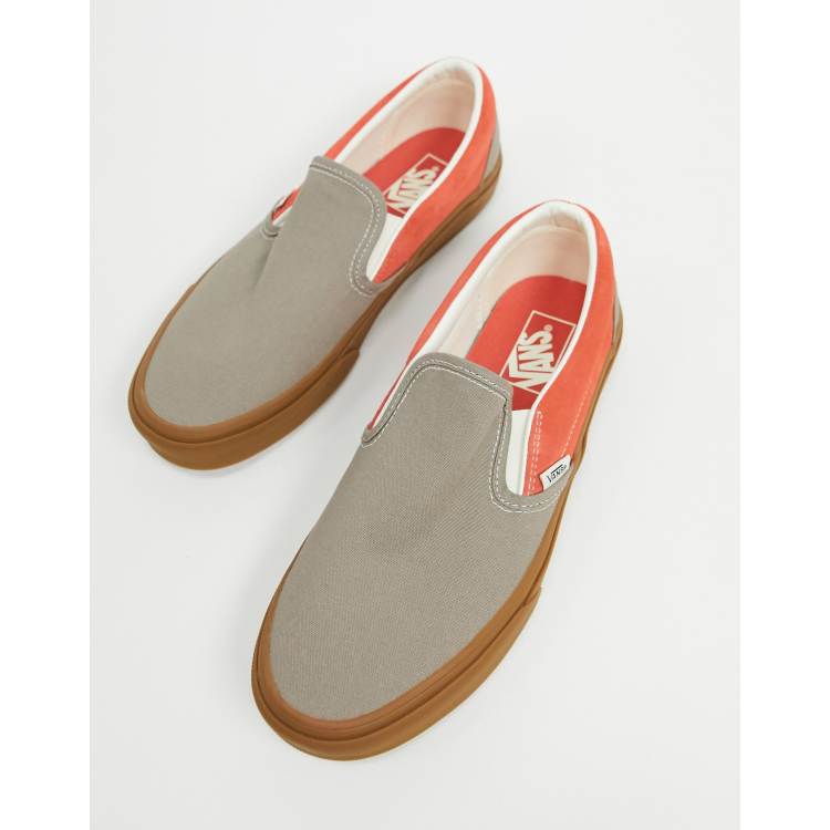 Vans gum sale block slip on