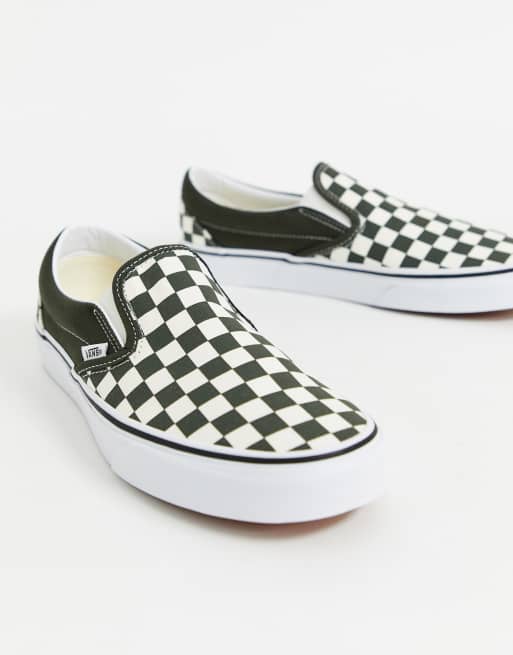 Light green best sale checkered vans