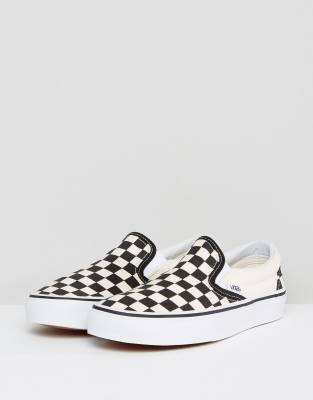 vans slip on blanche femme