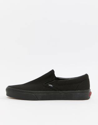 black slip on vans cheap