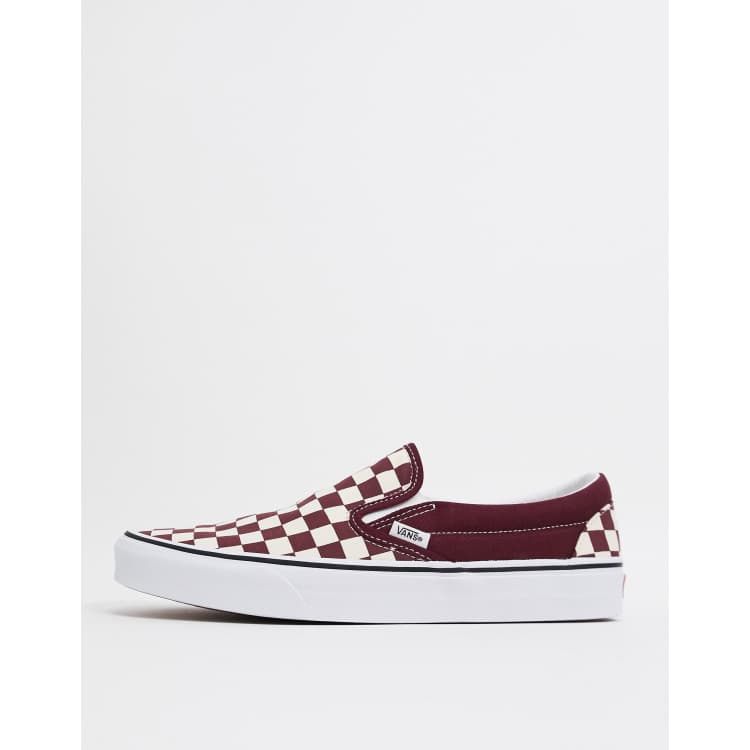 Vans checkered hot sale tennis shoes