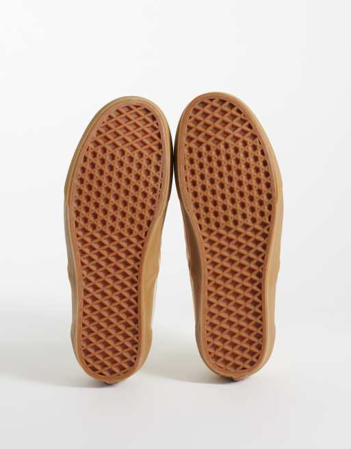 Vans Classic Slip-on trainers in cream, 5 of 5