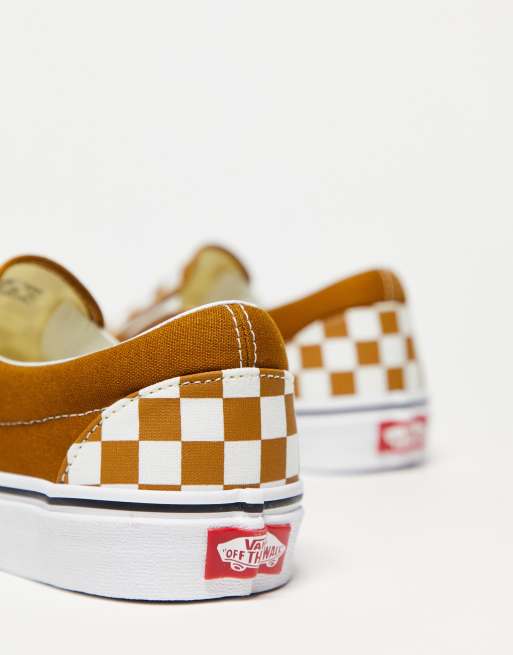 Vans Classic Slip - on - Checkerboard Golden Yellow