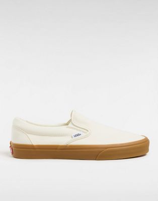  Classic slip-on trainers in marshmallow/gum