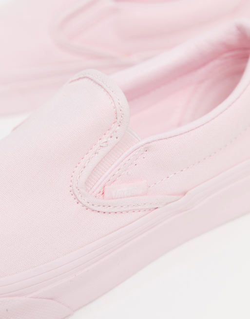 Light pink van slip on sale ons