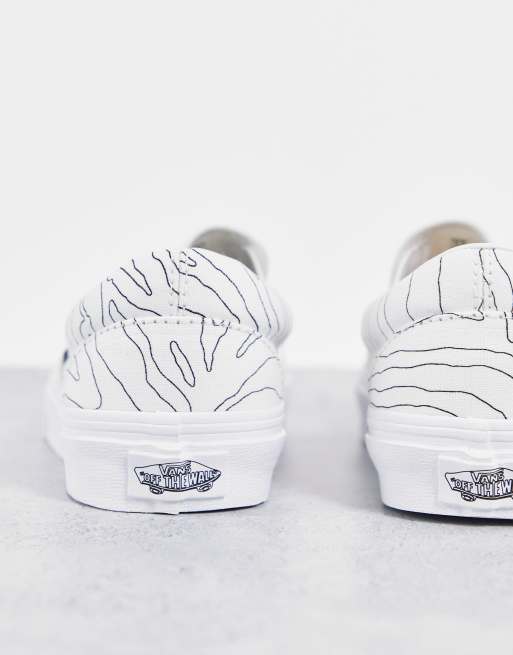 Vans Sidewall Paint Authentic Shoes - White - 11