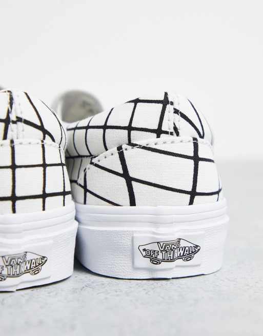 Painted store checkerboard vans