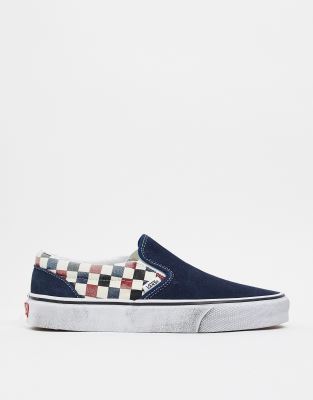 vans classic washed slip on